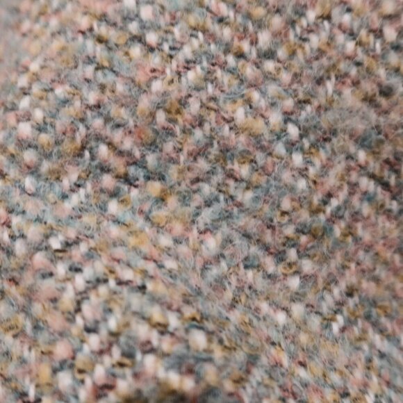 Bonpoint baby Boniface Tweed Coat jacket wool alpaca green multi thick hood 6 MS - Picture 5 of 12